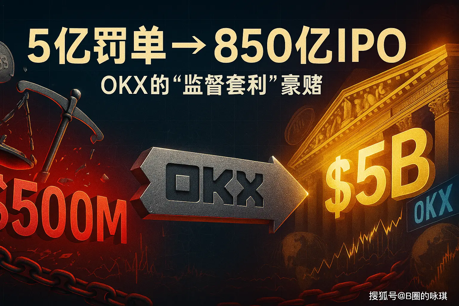 okx_OKX 5亿美元罚单 IPO 850亿估值 能否成功_OKX VS Coinbase 监管博弈 对比分析