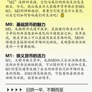 货币 m0_M0 M1 M2 货币供应量解释_狭义广义货币区别