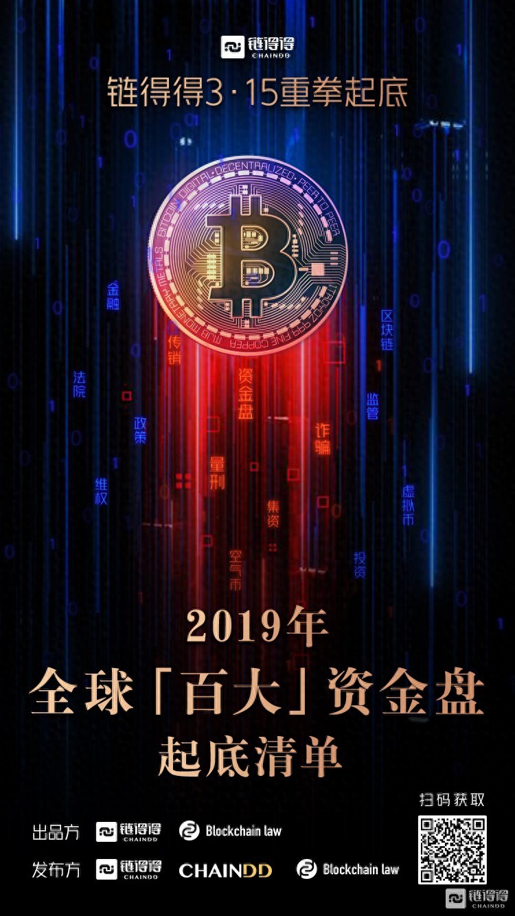 「链得得3·15重拳起底」2019年全球“百大”资金盘清单