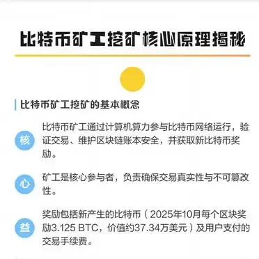 比特币矿工挖矿工作原理_比特币 挖矿 原理_比特币矿工挖矿核心原理
