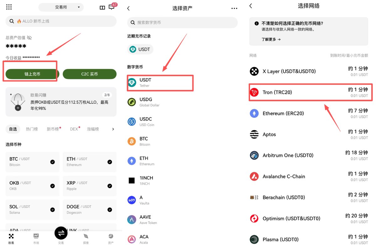 2026欧易OKX入金教学:有哪几种入金方式?欧易购买USDT币的详细教学