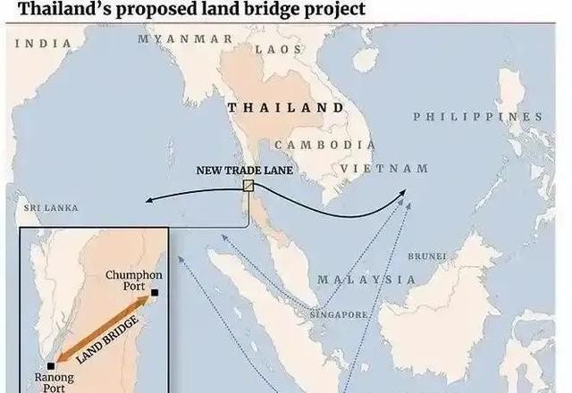 运河改路桥,泰国加速推进克拉地峡大通道项目!海陆联运通两洋