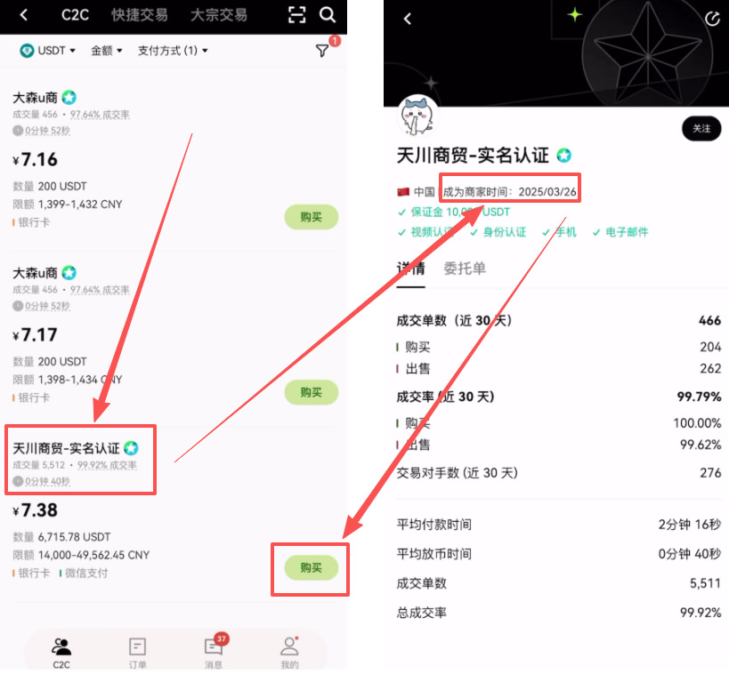 如何使用银行卡或支付宝买币?欧易OKX买币完整图文教学