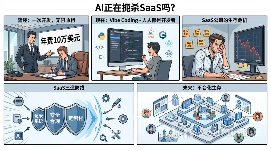 AI正在扼杀SaaS？