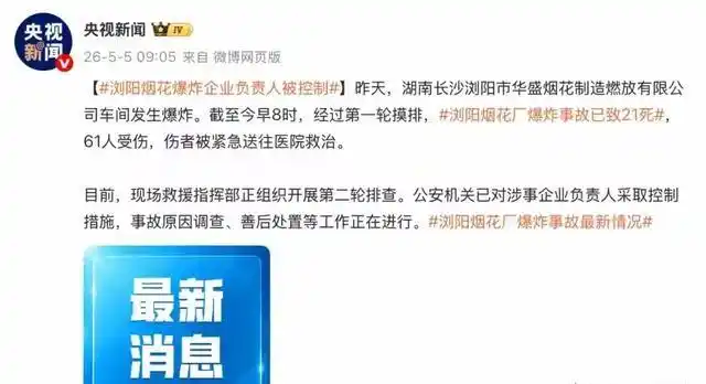 湖南浏阳烟花厂爆炸事故_上栗花炮厂爆炸事件_违规混存原料处罚