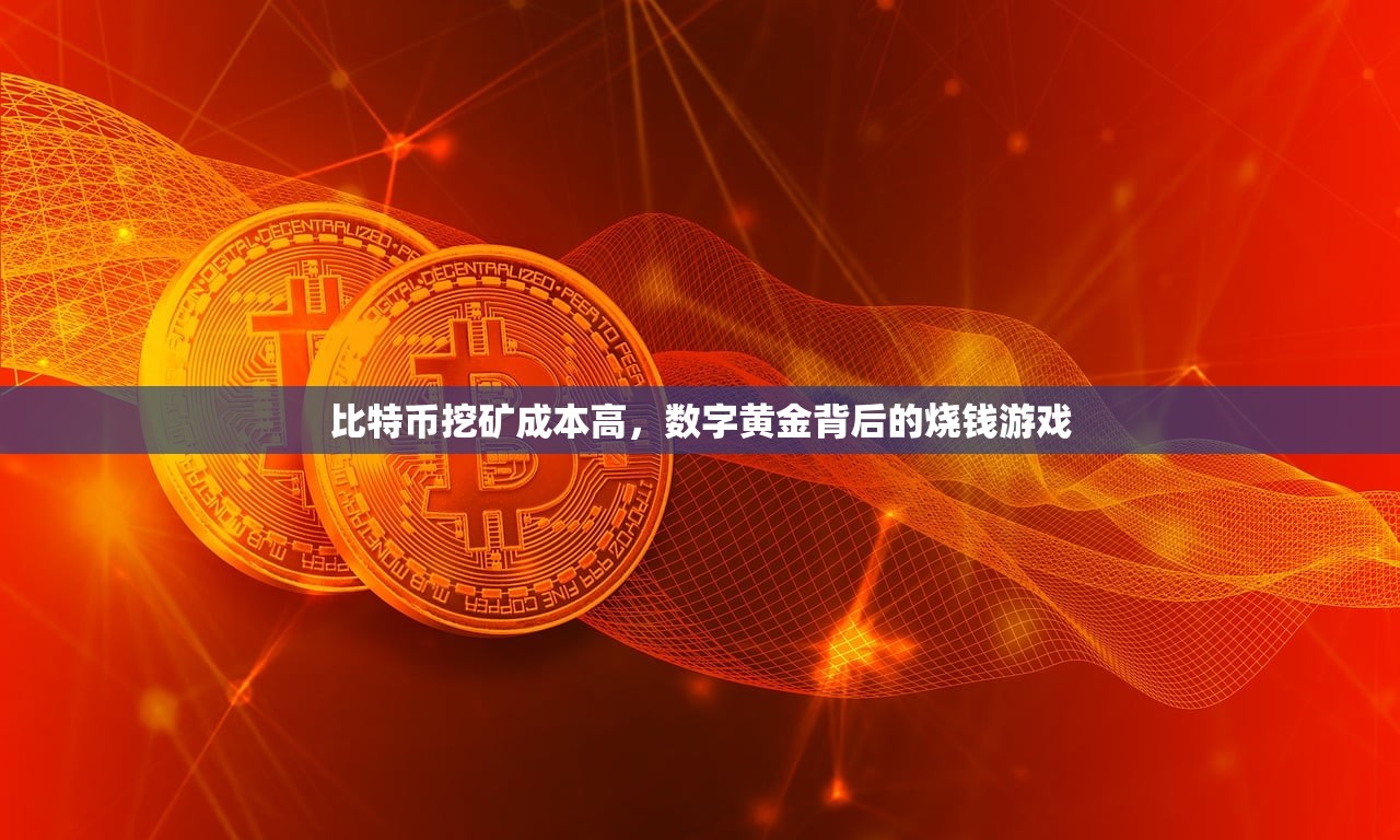 比特币挖矿成本高,数字黄金背后的烧钱游戏