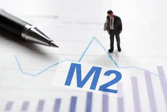m2 货币_中国M2余额增长趋势_中美M2规模对比分析